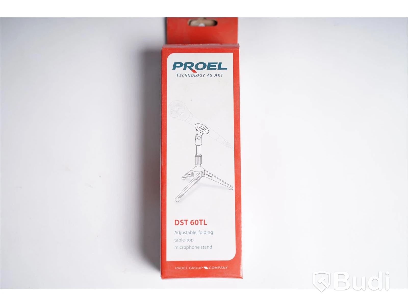 Mikrofonstativ och mikrofonkabel, Proel DST 60TL Microphone Stand, Proel Audio Video Cable. Ny, Obruten förpackning.