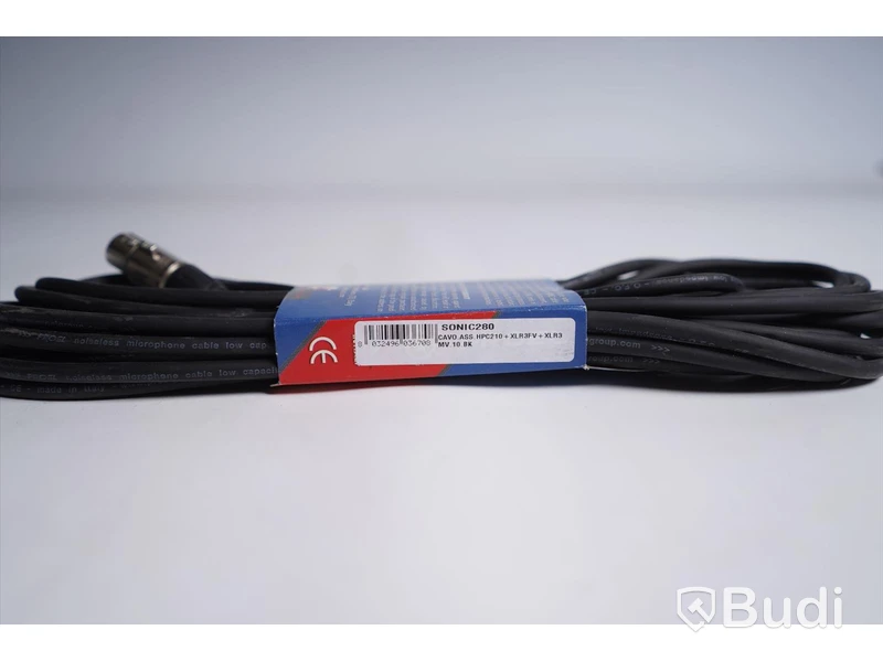 XLR-kabel 5st, Proel Sonic 280. Ny, Obruten förpackning.