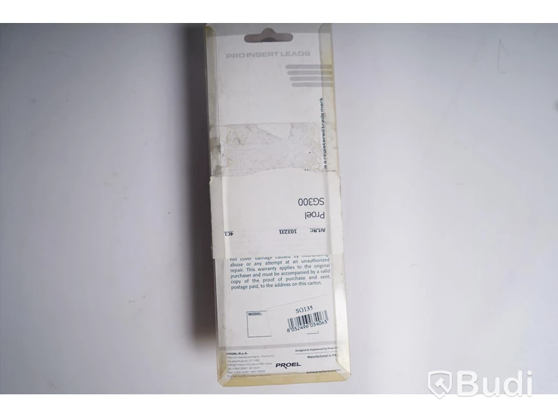 Diverse kablar. Proel SG135 2st, Proel SG185 3st, Proel SG222 4st. Ny, Obruten förpackning.