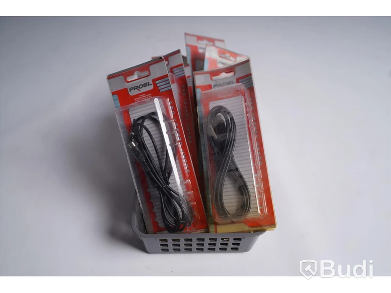 Diverse kablar. Proel SG135 2st, Proel SG185 3st, Proel SG222 4st. Ny, Obruten förpackning.