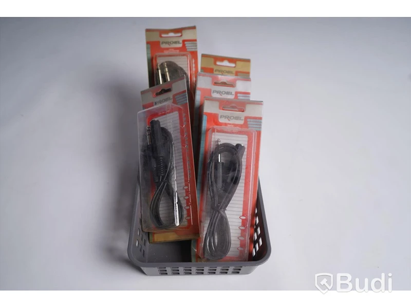 Diverse kablar. Proel SG125 4st, Proel SG210LU3 1st. Ny, Obruten förpackning.