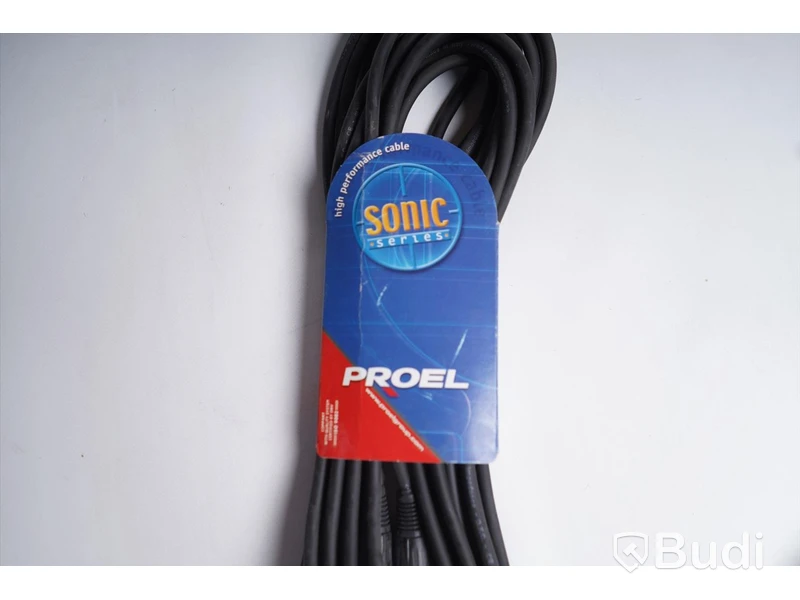 XLR-kabel 4st, Proel Sonic 280. Ny, Obruten förpackning.