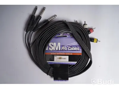 Diverse kablar, TSM Pro Cables SNAKE4RT, Proel OPFFLU3 2st, Proel ESO130LU5, Proel SGP210LU3. Ny.