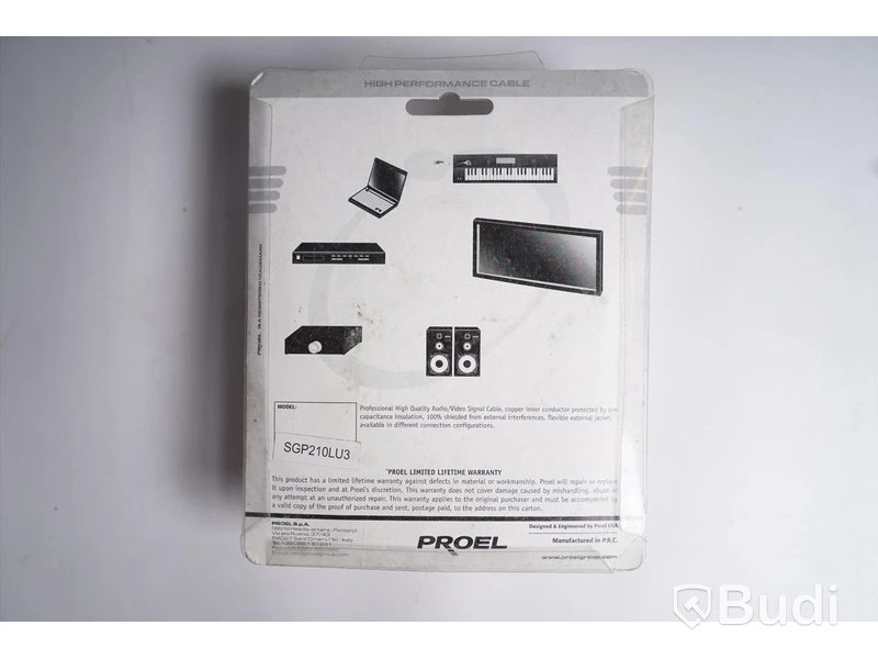 Diverse kablar, TSM Pro Cables SNAKE4RT, Proel OPFFLU3 2st, Proel ESO130LU5, Proel SGP210LU3. Ny.