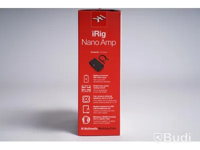 Miniförstärkare, iRig Nano Amp, Battery Powered Micro Amp. Ny, Obruten förpackning.
