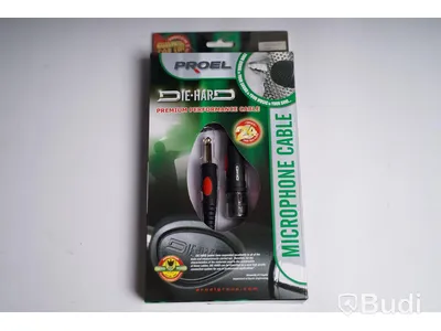 Mikrofonkabel 1m 4st, Proel Die Hard Microphone Cable. Ny, Obruten förpackning.