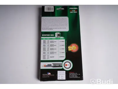 Mikrofonkabel 1m 4st, Proel Die Hard Microphone Cable. Ny, Obruten förpackning.