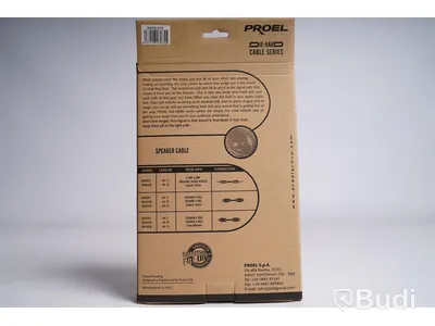 Speakonkabel 10m 2st, Proel Die Hard Speaker Cable. Ny, Obruten förpackning.