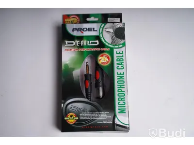 Mikrofonkabel 6m 4st, Proel Die Hard Microphone Cable. Ny, Obruten förpackning.