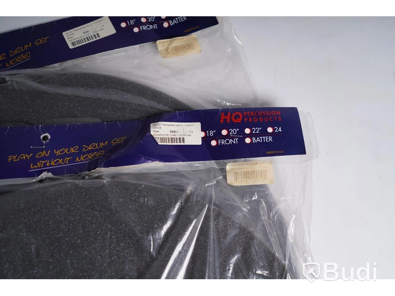 Dämpning till trummor 7st. Power Craft 3st, MF1018-00 2st, HQ SoundOff 20" 2st. Ny.