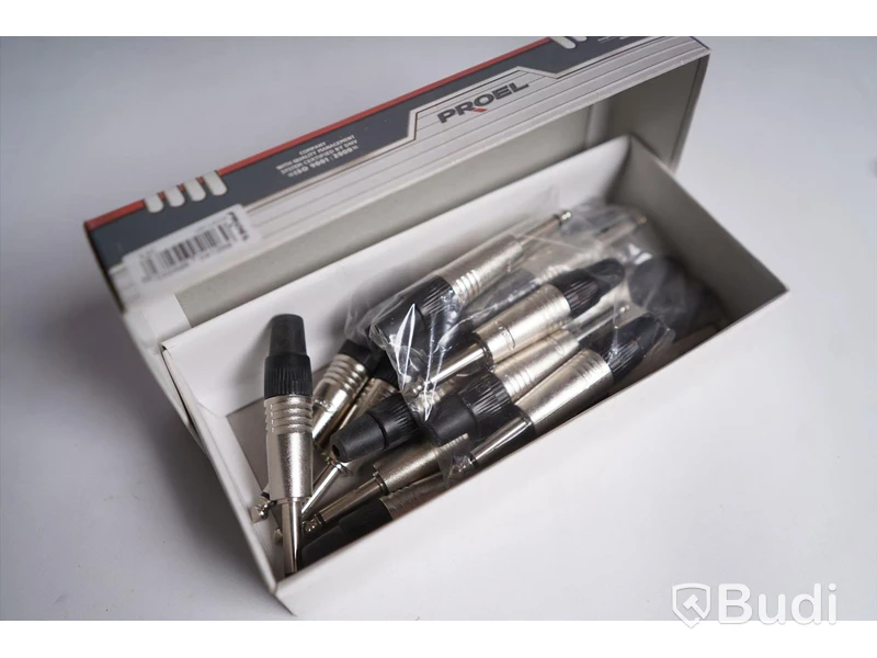 Diverse adaptrar. Neutrik NC5MP-L-1 10st, Proel AT310 7st, Proel S2C 17st. Ny.