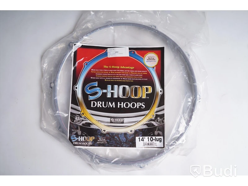 Trumsarg 4st. S-HOOP 14" 10 hole 1st, TAMA MFM18-8 2st, Pearl RIM-1606 1st. Ny, Obruten förpackning.