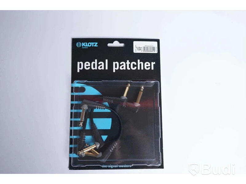 Patchkabel 20st - Klotz Pedal Patcher 15 cm. Ny, Obruten förpackning.