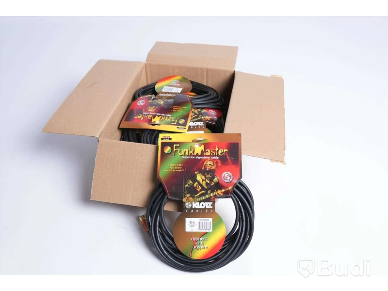 Telekabel 10st - Klotz TM-R0600 6m. Ny, Obruten förpackning.