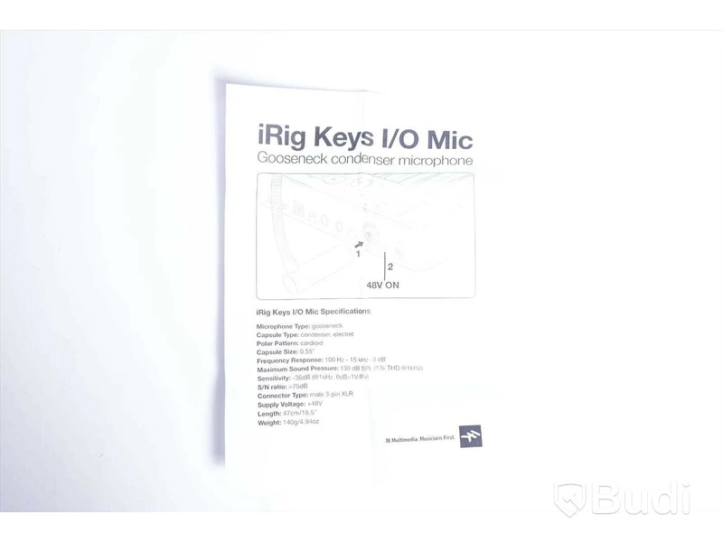 Kondensator Mikrofon - iRig Keys I/O Mick.