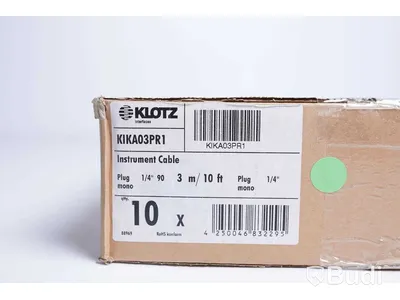 Telekabel 10st - Klotz KIKA03PR1 3m. Ny, Obruten förpackning.