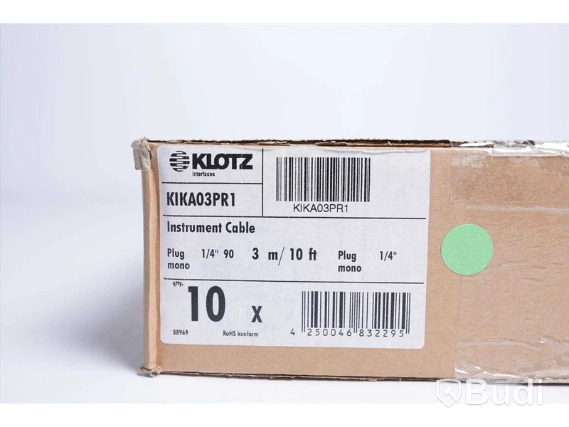 Telekabel 10st - Klotz KIKA03PR1 3m. Ny, Obruten förpackning.
