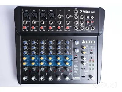 Mixerbord - Alto Zephyr ZMX122FX 8-channel mixer with effects. Ny.
