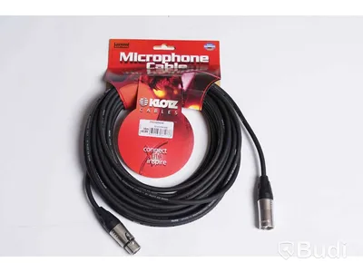 XLR Kablar 10m - Klotz M1 Mic Cable bk 10st. Ny, Obruten förpackning.