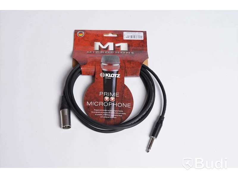 Mikrofonkabel 20st - M1 Mic Cable Black 3m. Ny, Obruten förpackning.