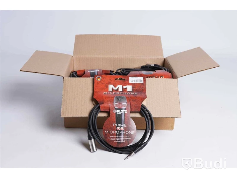 Mikrofonkabel 20st - M1 Mic Cable Black 3m. Ny, Obruten förpackning.