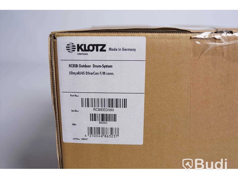 CAT5 Kabel - Klotz RC55B Outdoor Drum System Cable. Ny, Obruten förpackning.