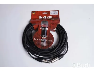 XLR Kablar 10m - Klotz M1 Mic Cable bk 20st. Ny, Obruten förpackning.