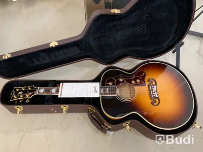 Gitarr Gibson J-200 Standard ink case och kartong