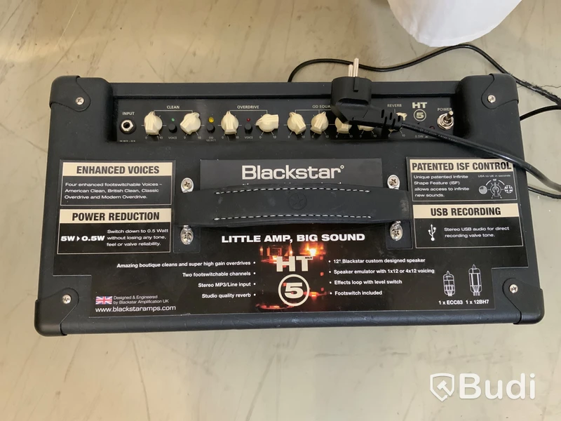 Blackstar Gitarrförstärkare HT 5 MKii. Ej fotswitch. Omstartad