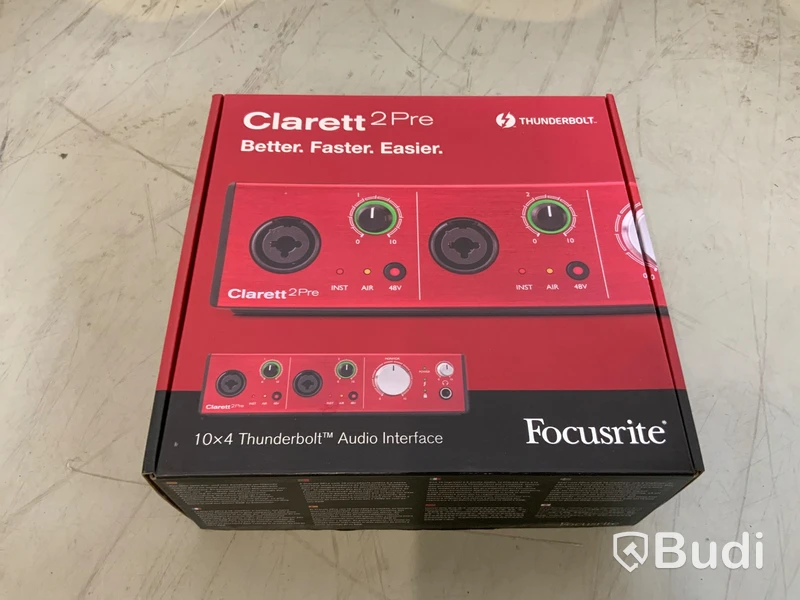 Focusrite Clarett 2 Pro Thunderbolt audio interface