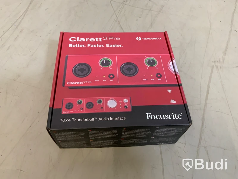 Focusrite Clarett 2 Pro Thunderbolt audio interface
