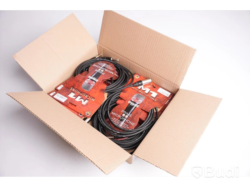 XLR-hane till tele 10st, Klotz M1 Microphone 3m. Ny, Obruten förpackning.