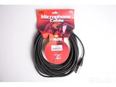 XLR-kabel 10st, Klotz M1 Mic Cable 10m. Ny, Obruten förpackning.