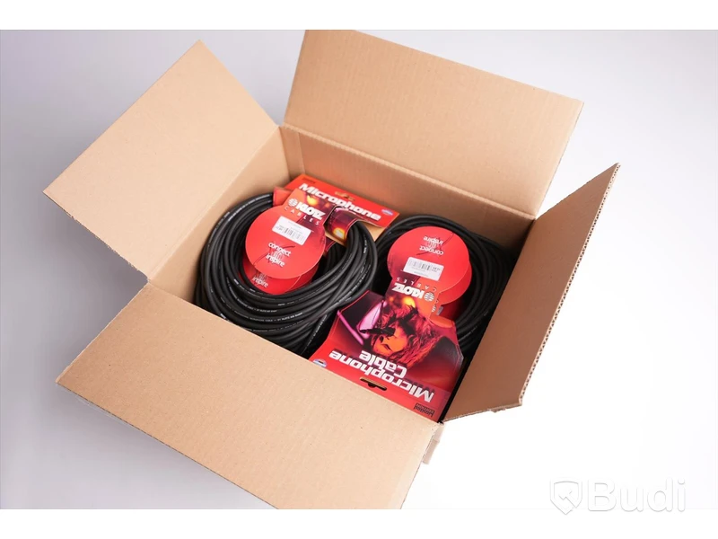XLR-kabel 10st, Klotz M1 Mic Cable 10m. Ny, Obruten förpackning.