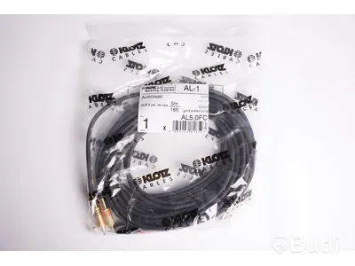 XLR-hona till RCA 11st, Klotz AL-1 Cable 5m. Ny, Obruten förpackning.