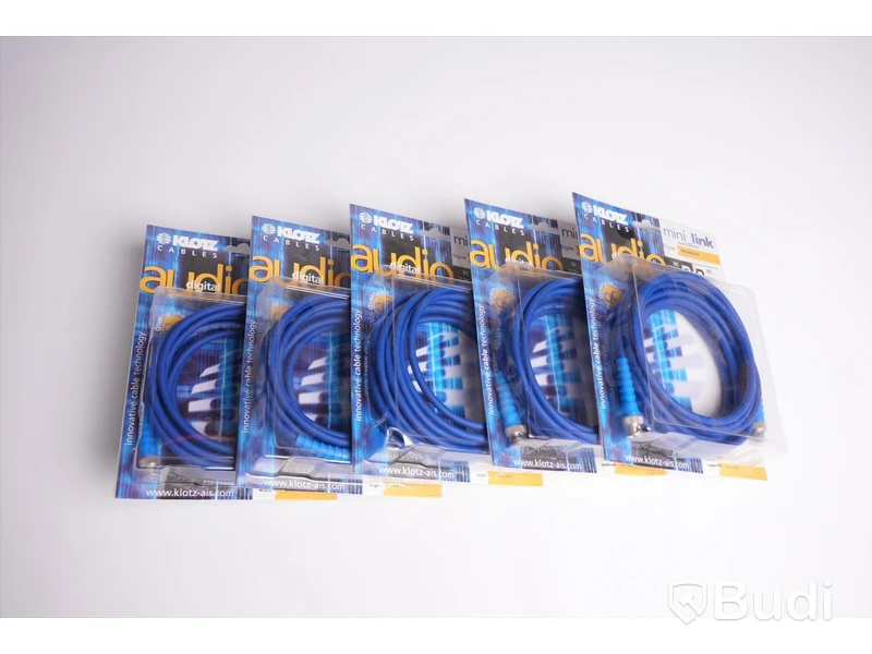 BNC-kabel 5st - Klotz Wordclock BNC 75 Ohm, 5m. Ny, Obruten förpackning.