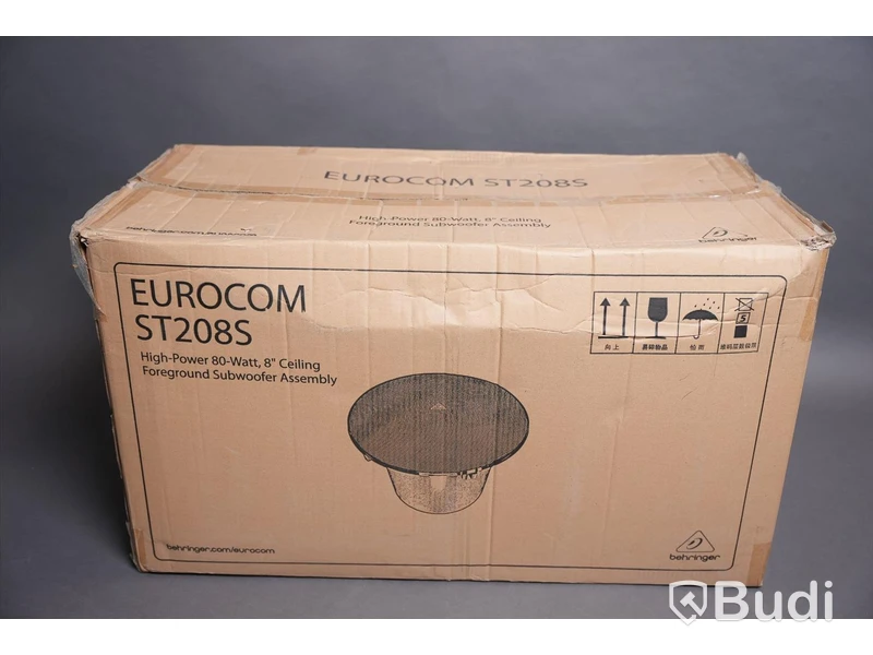 Taksubwoofer 2st - Behringer Eurocom ST2080S. Ny, Obruten förpackning.