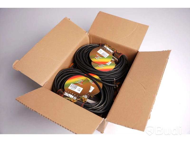 Telekabel 10st - Klotz T.M. Guitar Cable Black, 6m. Ny, Obruten förpackning.