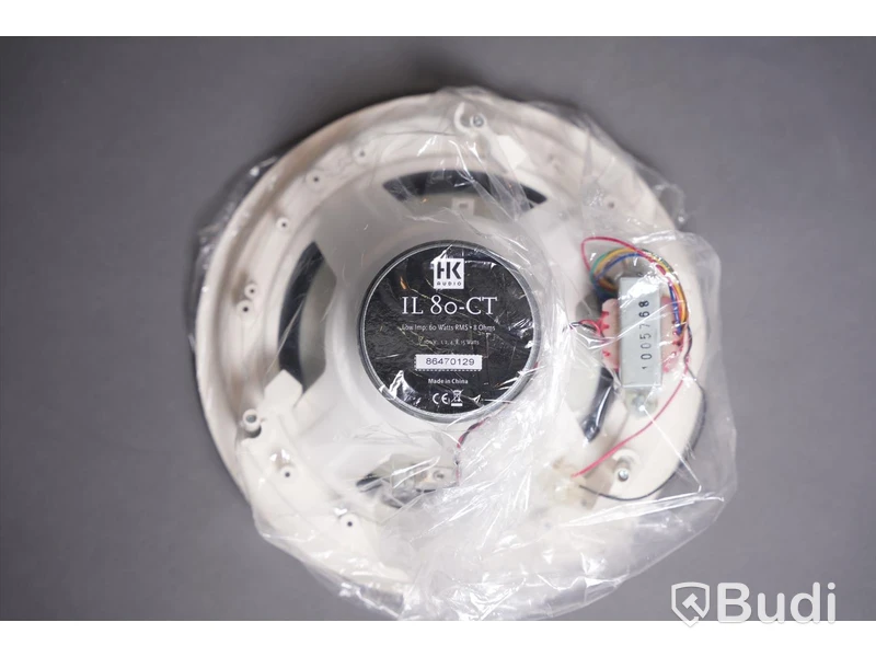Vägghögtalare 6st - HK Audio IL 80-CT White. Ny, Obruten förpackning.
