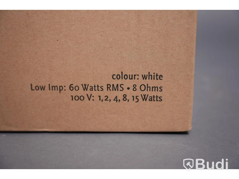 Vägghögtalare 6st - HK Audio IL 80-CT White. Ny, Obruten förpackning.