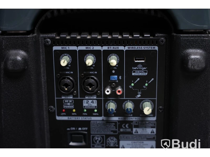 Portabelt PA - Behringer Europort MPA40BT-PRO. Defekt.