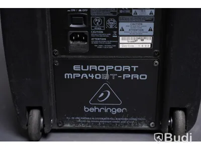 Portabelt PA - Behringer Europort MPA40BT-PRO. Defekt.