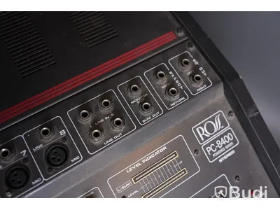 Mixerbord - Ross PC-8400 Powered Mixer Stereo. Osäker funktion.