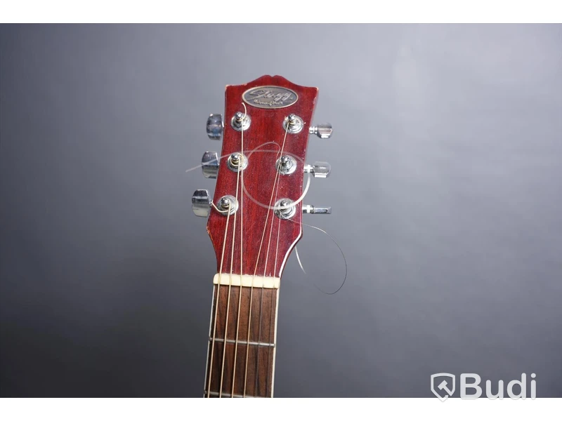 Akustisk Gitarr Inklusive Case - Stagg Handmade Western Guitar Model SW206CE_TR.
