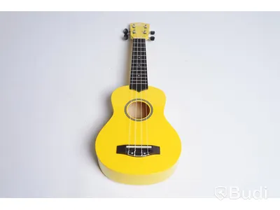 Ukulele - Koki'o Linden Soprano Yellow Med Case 2st. Ny, Obruten förpackning.