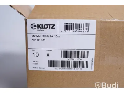 Mikrofonkabel 10st - Klotz M2 10m