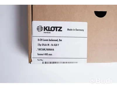 Multikabel 3st - Klotz 8-CH Loom Balanced 3m