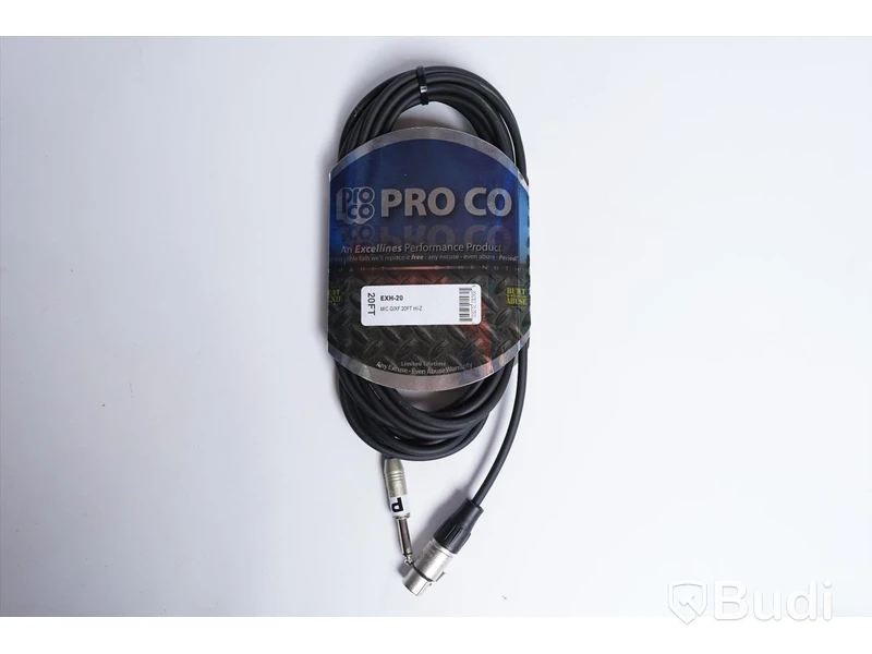 Mikrofonkabel 10st - Pro Co ECH-20 6m