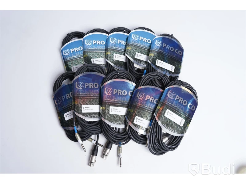Mikrofonkabel 10st - Pro Co ECH-20 6m