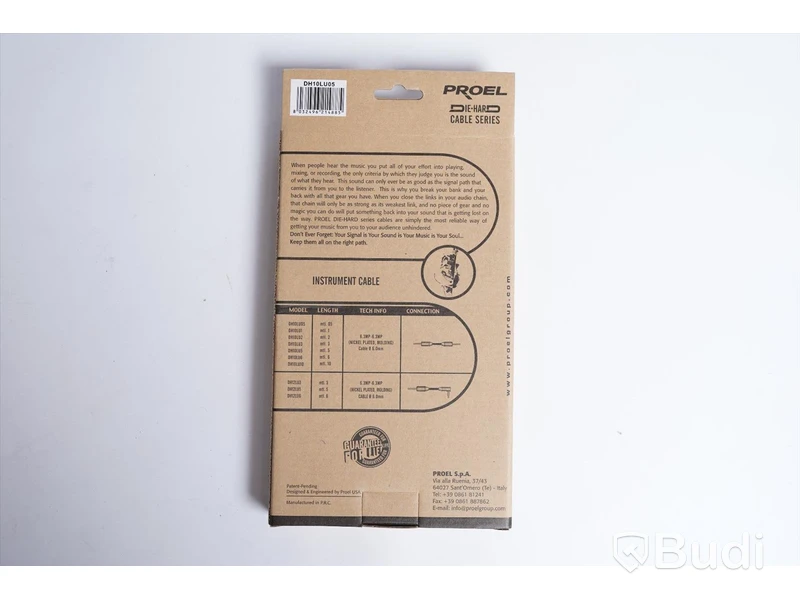Telekabel 8st - Proel DH10LU05 0,5m